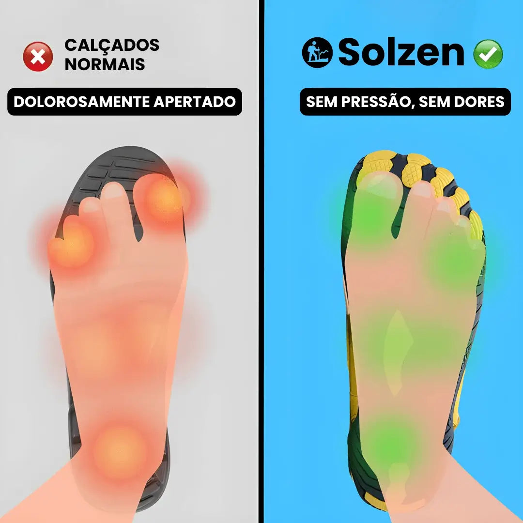 Tênis Solzen Skin Pro – Ortopédico Alívio imediato das Dores nos Pés
