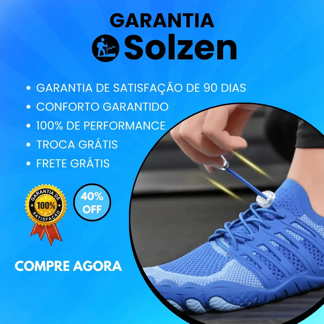 Tênis Solzen Skin Pro – Ortopédico Alívio imediato das Dores nos Pés